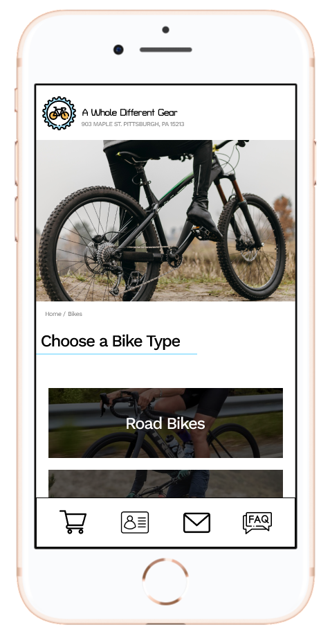 Bike Type Page