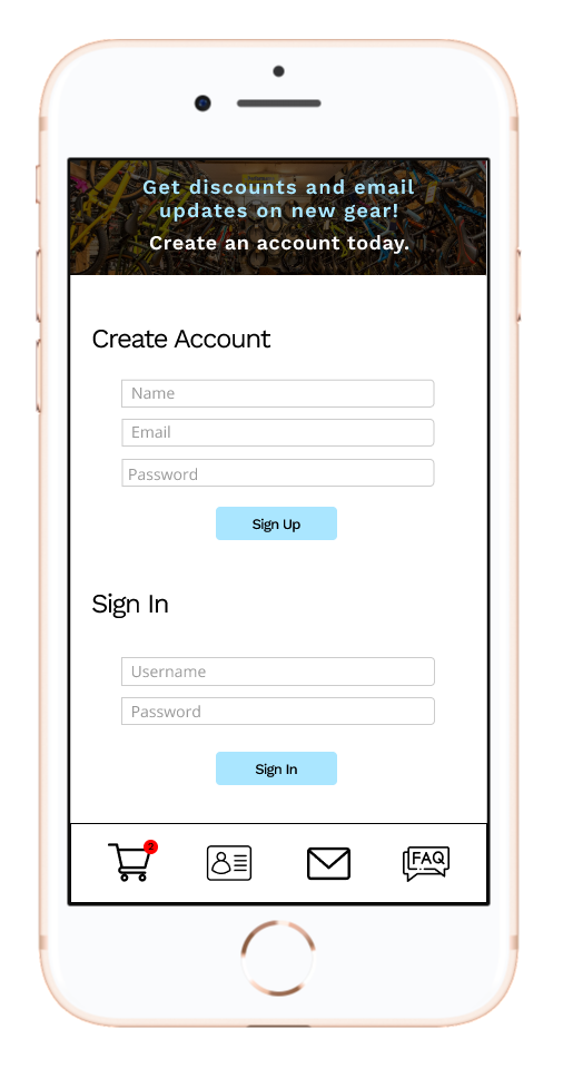 Sign Up Page